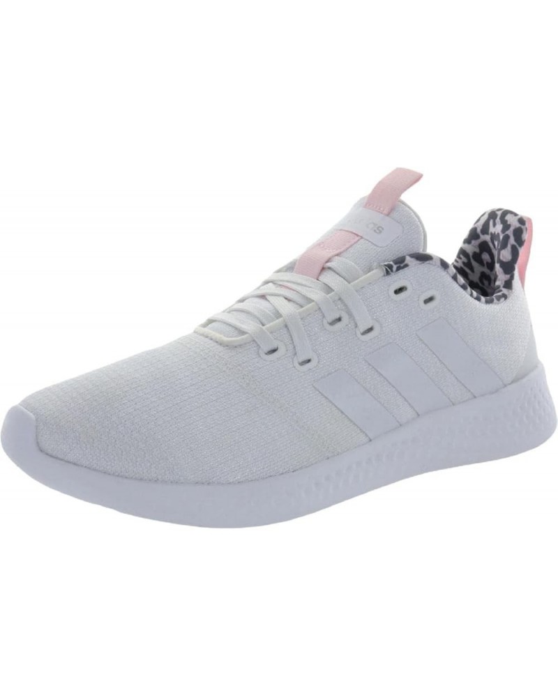 Women's Puremotion Running Shoe White/White/Clear Pink $30.83 Athletic Shoes