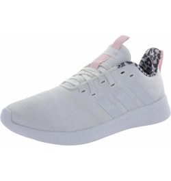 Women's Puremotion Running Shoe White/White/Clear Pink $30.83 Athletic Shoes