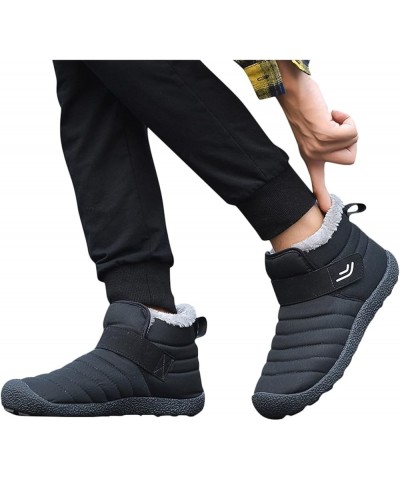 Women's Cold Weather Boots Snow Boots Warm Ankle Booties Dual Side Zippers Winter for Comfort Available Sx1-black $21.76 Outd...