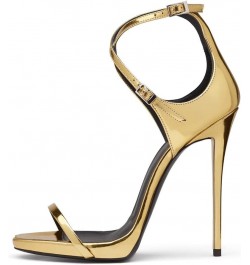 Fashion High Heel Stiletto Sandals Ankle Strap Women Summer Shoes 02 Yellow $28.26 Sandals