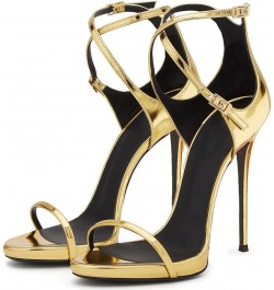 Fashion High Heel Stiletto Sandals Ankle Strap Women Summer Shoes 02 Yellow $28.26 Sandals