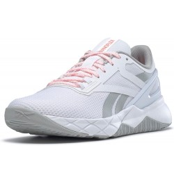 Women's Nanoflex TR Cross Trainer White/Pure Grey/Orange Flare $37.73 Athletic Shoes