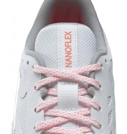 Women's Nanoflex TR Cross Trainer White/Pure Grey/Orange Flare $37.73 Athletic Shoes