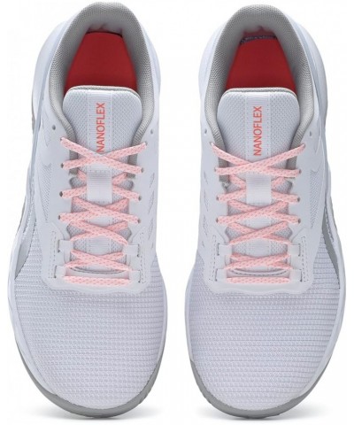 Women's Nanoflex TR Cross Trainer White/Pure Grey/Orange Flare $37.73 Athletic Shoes