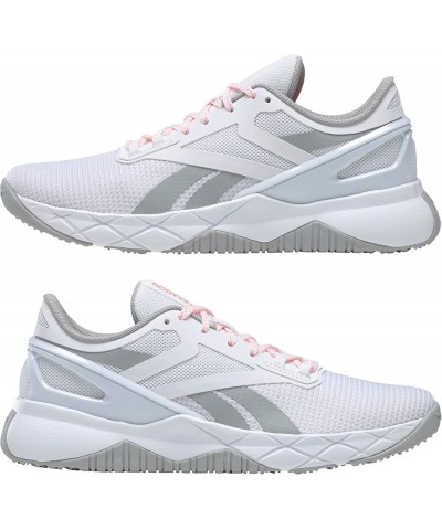 Women's Nanoflex TR Cross Trainer White/Pure Grey/Orange Flare $37.73 Athletic Shoes