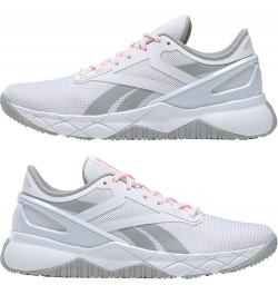 Women's Nanoflex TR Cross Trainer White/Pure Grey/Orange Flare $37.73 Athletic Shoes