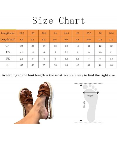 Sandals for Women Casual Summer Flats Flip Flops Bow Comfortable Open-Toe Casual Beach Sandals,Red,US11/EU43 US10/EU42 Red $1...