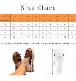 Sandals for Women Casual Summer Flats Flip Flops Bow Comfortable Open-Toe Casual Beach Sandals,Red,US11/EU43 US10/EU42 Red $1...