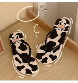 Women's Summer Fashion New Clip Foot Beach Leisure Cute Cartoon Flip Flop Women Moccasins Slippers (White, 8) White 7 $10.64 ...