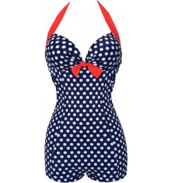 Bikini Ruffles Wave Dot Suit Conservative Women's Beach Plus Fat Plus Hot Spring Swimsuit for Women Seashell, Large Blue➤➤swi...