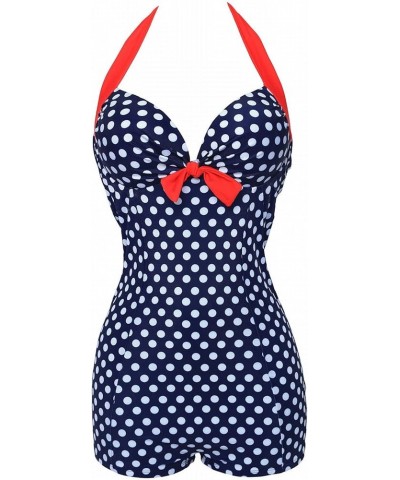 Bikini Ruffles Wave Dot Suit Conservative Women's Beach Plus Fat Plus Hot Spring Swimsuit for Women Seashell, Large Blue➤➤swi...