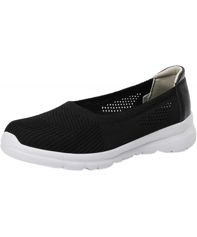 Fashion Sneakers for Women, Running Shoes Women Walking Athletic Tennis Non Slip Fashion Sneakers Gift Z 14-black $14.03 Fash...