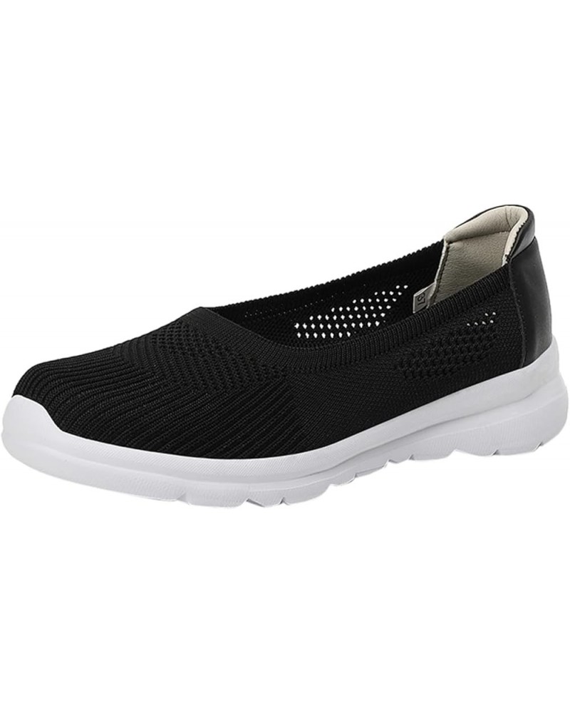 Fashion Sneakers for Women, Running Shoes Women Walking Athletic Tennis Non Slip Fashion Sneakers Gift Z 14-black $14.03 Fash...