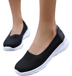 Fashion Sneakers for Women, Running Shoes Women Walking Athletic Tennis Non Slip Fashion Sneakers Gift Z 14-black $14.03 Fash...