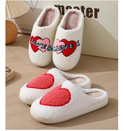 Love Heart Slippers for Women Men, Indoor Outdoor Slip On House Slippers, Valentines Day Gifts Slippers with Socks Heart a $1...