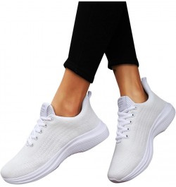 Ladies Casual Sneakers Breathable Non Slip Soft Sole Sneakers Mesh Sneakers Tennis Walking Breathable Sneakers Fashion Sneake...