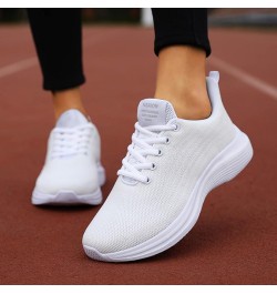 Ladies Casual Sneakers Breathable Non Slip Soft Sole Sneakers Mesh Sneakers Tennis Walking Breathable Sneakers Fashion Sneake...