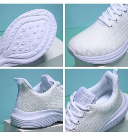 Ladies Casual Sneakers Breathable Non Slip Soft Sole Sneakers Mesh Sneakers Tennis Walking Breathable Sneakers Fashion Sneake...