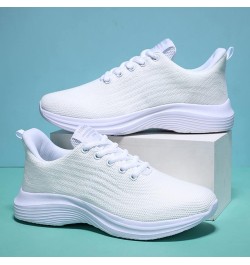 Ladies Casual Sneakers Breathable Non Slip Soft Sole Sneakers Mesh Sneakers Tennis Walking Breathable Sneakers Fashion Sneake...