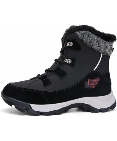 Women Winter Ankle Boots Thick Warm Couple Snow Boots Non-Slip Windproof Mens Snow Boot Waterproof Outdoor Sports Cotton Shoe...