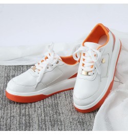 Sneakers for Women Women's Sneakers Lightweight Women's Wedge Sneakers Ladies Sneakers Orange $19.65 Athletic Shoes