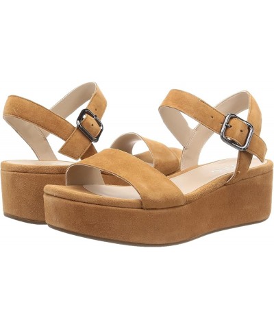 Women's Plateau Ankle Strap Sandal Lion $67.57 Sandals