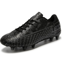 Soccer Cleats for Men's and Women's Outdoor Unisex Football Shoes Firm Rugby Boots Black-grey $19.60 Athletic Shoes