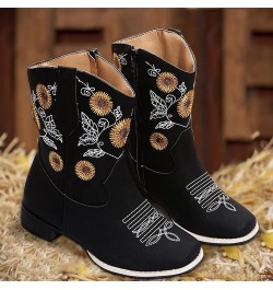 Platform Ankle Boots for Women Chunky High Heel Booties Comfortable Ankle Boots for Women Low Heel Fall Booties for Women 202...