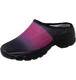 Shoes Walking Platform with Arch Support Outdoor Half Comfort Slippers Casual Knit Wedge Breathable Shoes Women's Casual Shoe...