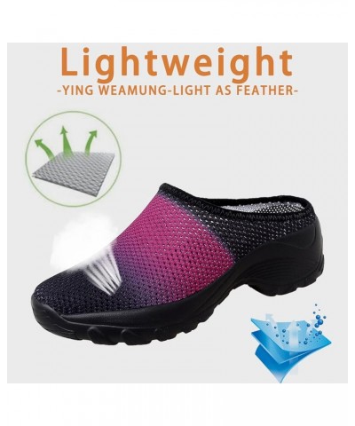 Shoes Walking Platform with Arch Support Outdoor Half Comfort Slippers Casual Knit Wedge Breathable Shoes Women's Casual Shoe...