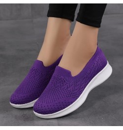 Slip-on Walking Shoes Women Knitted Mesh Breathable Sneaker Lightweight Comfortable Orthopedic Shoes,Women Outdoor Casual Run...