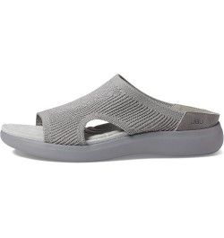 Women's June Flat Sandal Grey Shimmer $27.67 Sandals