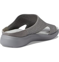 Women's June Flat Sandal Grey Shimmer $27.67 Sandals