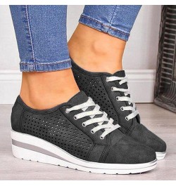 Women's Loven Sneaker Light-Weight Work Shoes Casual Tennis Canvas Slip on Shoes Gym Shoes Classic Slide Sandals Black $13.43...