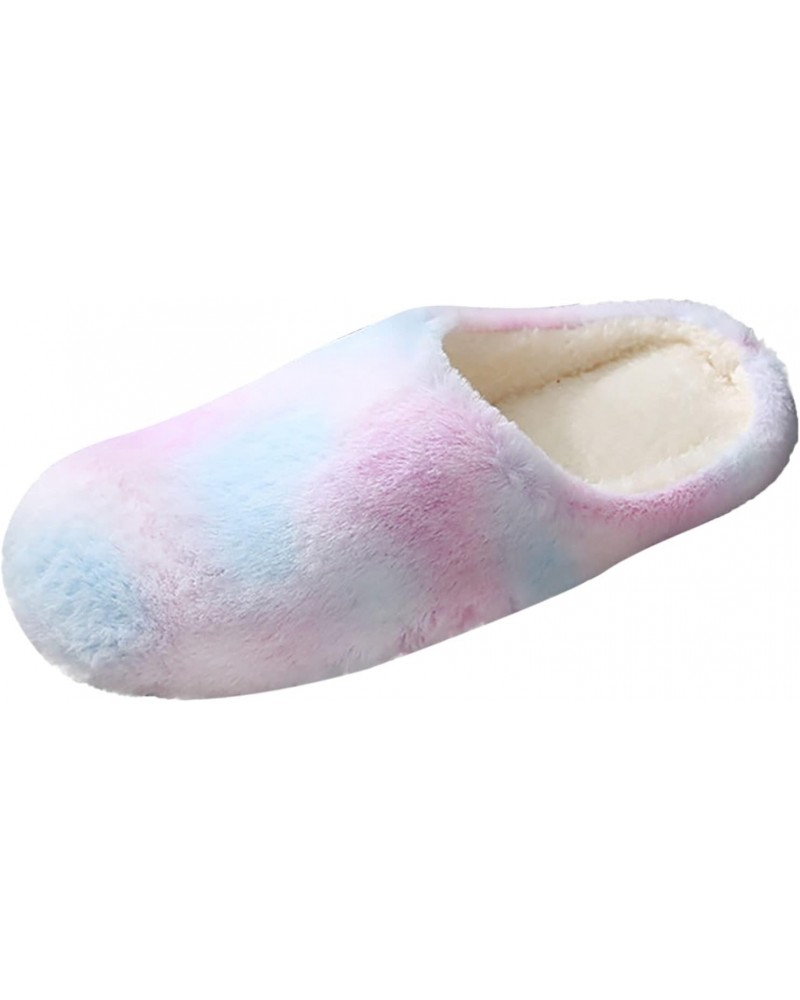 Womens Winter Warm Slipper,Soft Slip On Plush Fuzzy House Shoes Winter Warm Indoor Outdoor Womens Slippers $10.34 Slippers