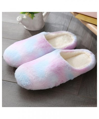 Womens Winter Warm Slipper,Soft Slip On Plush Fuzzy House Shoes Winter Warm Indoor Outdoor Womens Slippers $10.34 Slippers