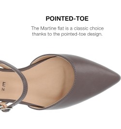 Women's Martine SuperNatural Shades Tru Comfort Foam Medium, Wide and Narrow Width Buckle Pointed Toe Flats Truffle $29.69 Flats