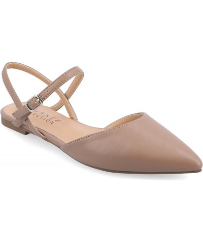 Women's Martine SuperNatural Shades Tru Comfort Foam Medium, Wide and Narrow Width Buckle Pointed Toe Flats Truffle $29.69 Flats