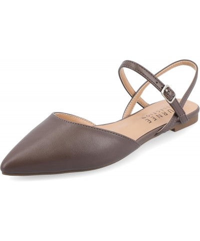 Women's Martine SuperNatural Shades Tru Comfort Foam Medium, Wide and Narrow Width Buckle Pointed Toe Flats Truffle $29.69 Flats