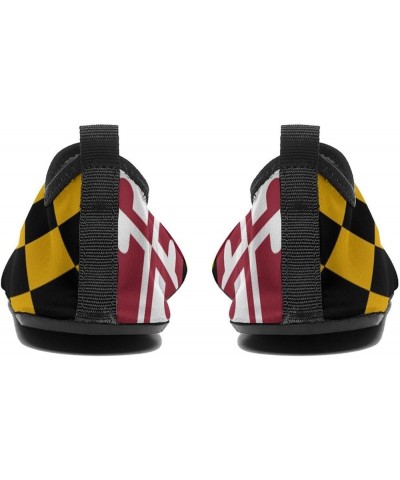 Maryland State Flag Water Shoes for Women Men Quick-Dry Aqua Socks Swim Beach Barefoot Yoga Surf Pool Camping Maryland State ...