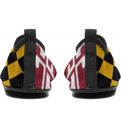 Maryland State Flag Water Shoes for Women Men Quick-Dry Aqua Socks Swim Beach Barefoot Yoga Surf Pool Camping Maryland State ...