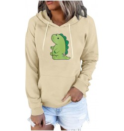 Women and Girls Anime Printing Hooded Tops Autumn And Winter Thickened Plus Size Sweater Tops Tie Sweatshirt 7-beige $9.14 At...