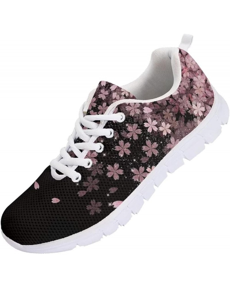 Teen Girls Tennis Shoes Breathable Mesh Sneakers Ladies Walking Shoes Flats Size 5-12 Cherry Blossom $29.69 Athletic Shoes