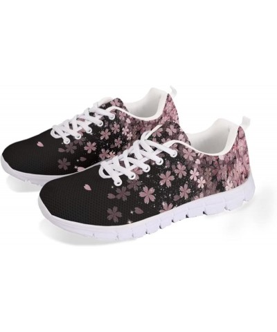 Teen Girls Tennis Shoes Breathable Mesh Sneakers Ladies Walking Shoes Flats Size 5-12 Cherry Blossom $29.69 Athletic Shoes