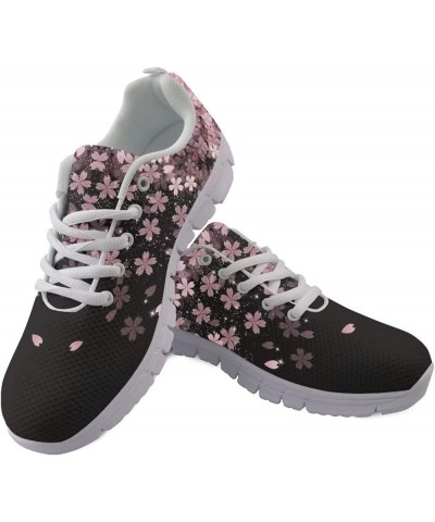 Teen Girls Tennis Shoes Breathable Mesh Sneakers Ladies Walking Shoes Flats Size 5-12 Cherry Blossom $29.69 Athletic Shoes