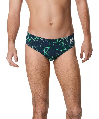 Men's Swimsuit Brief Endurance+ Printed Team Colors Galactic Blue/Green $18.26 Athletic Shoes