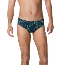 Men's Swimsuit Brief Endurance+ Printed Team Colors Galactic Blue/Green $18.26 Athletic Shoes