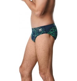 Men's Swimsuit Brief Endurance+ Printed Team Colors Galactic Blue/Green $18.26 Athletic Shoes