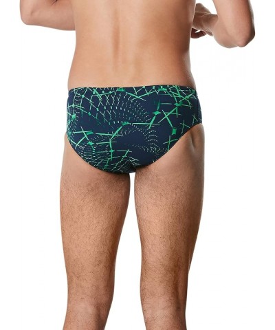 Men's Swimsuit Brief Endurance+ Printed Team Colors Galactic Blue/Green $18.26 Athletic Shoes