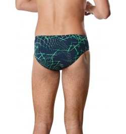 Men's Swimsuit Brief Endurance+ Printed Team Colors Galactic Blue/Green $18.26 Athletic Shoes